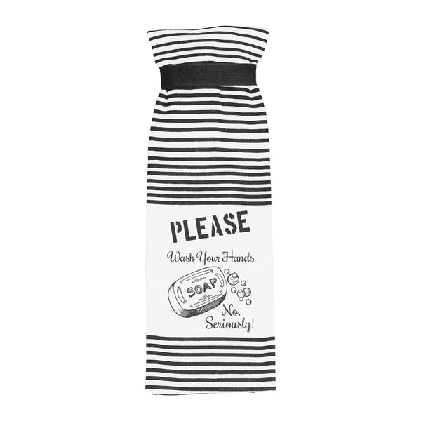 Please Wash Your Hands. No, Seriously! Terry Towel - Twisted Wares®