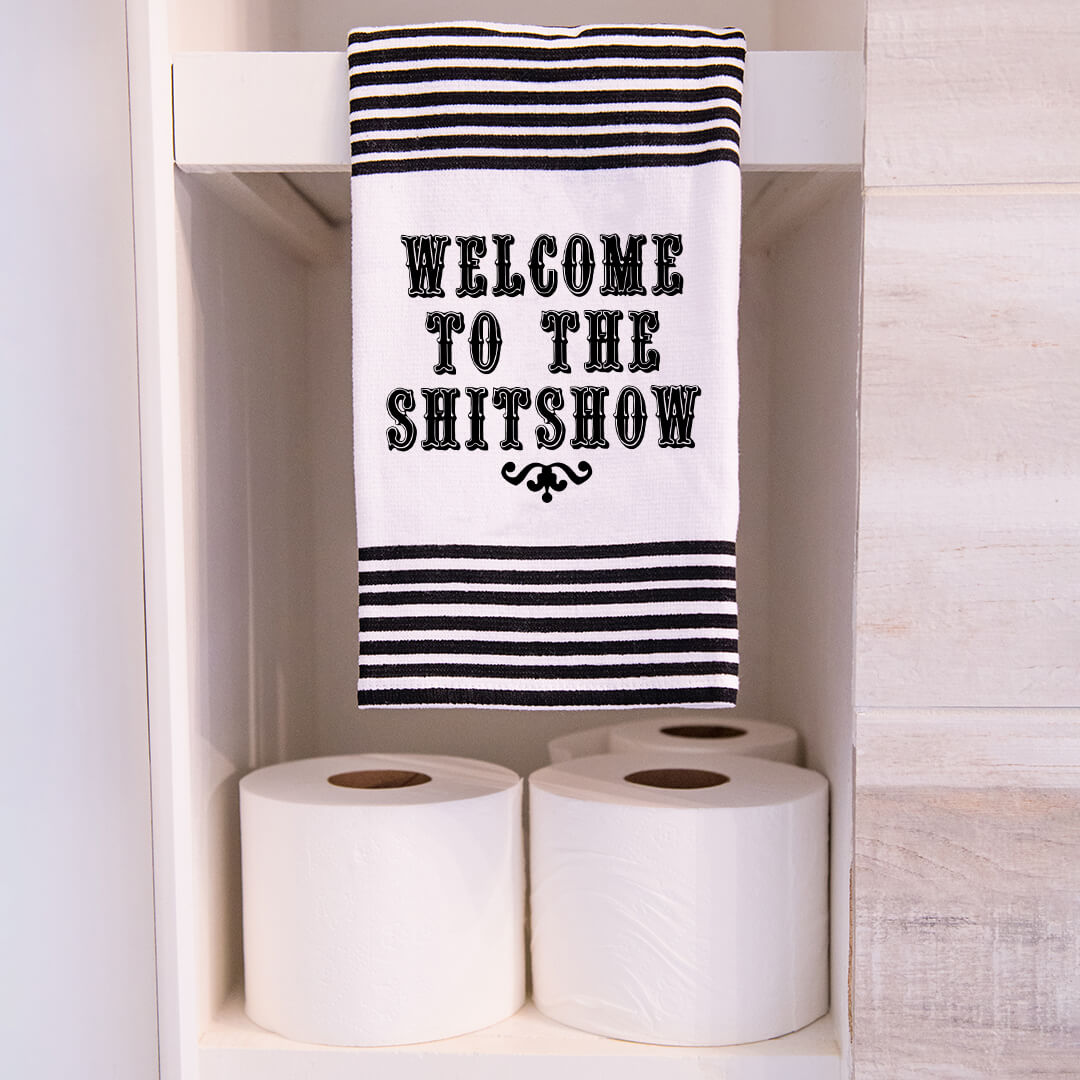 Funny Kitchen Towels From Twisted Wares™ - You Can't Say Happiness
