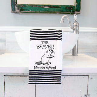 The Beaver Needs Wood Terry Towel