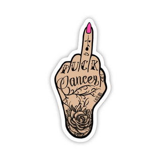 Fuck Cancer (Feminine) Sticker - Twisted Wares®