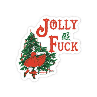 Jolly As Fuck Sticker - Twisted Wares®