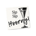 Sip Sip Hooray Cocktail Napkins - Twisted Wares®