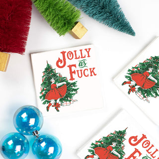 Jolly As Fuck Cocktail Napkins - Twisted Wares®