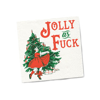 Jolly As Fuck Cocktail Napkins - Twisted Wares®