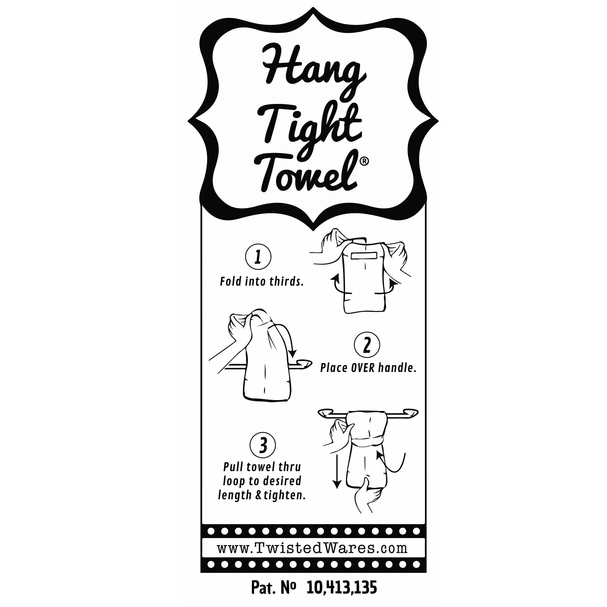 Fuckity Fuck Fuck Flour Sack Hang Tight Towel - Twisted Wares®